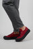 Lace Up Pumps in Gasoline Rosso