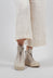 Zip Front Boots in London Magnolia