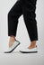 Flat Shoes in Gasoline Bianco Ottico