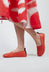 Flat Shoes in Gasoline Spritz Aperol
