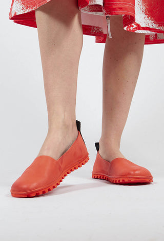 Flat Shoes in Gasoline Spritz Aperol