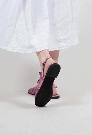 Flat Mule in Gasoline Smalto