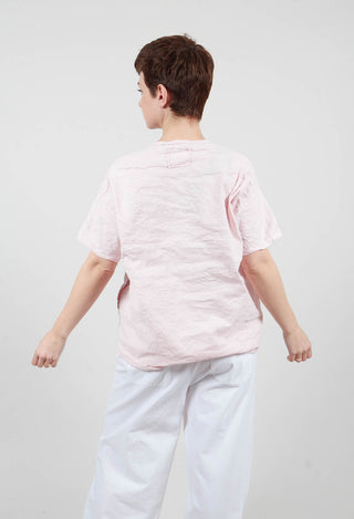 Round Neck Blouse in Rosa