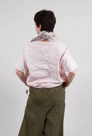 Round Neck Blouse in Rosa
