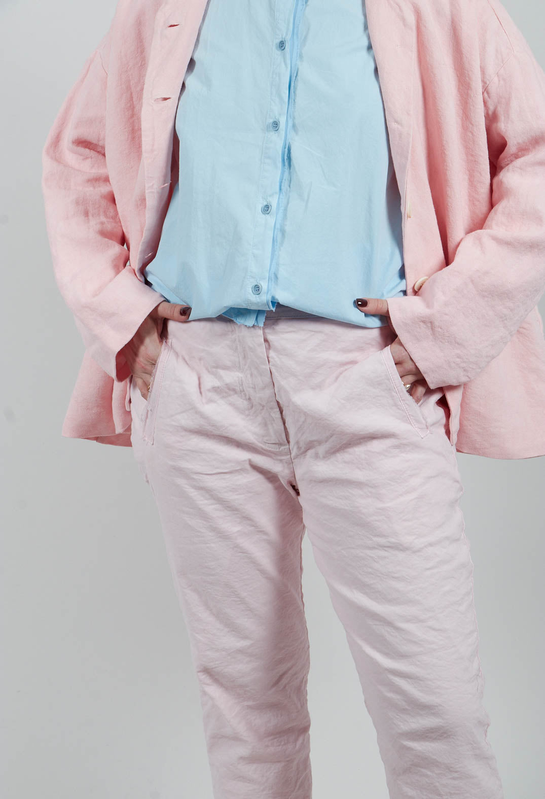 Straight Leg Pants in Rosa