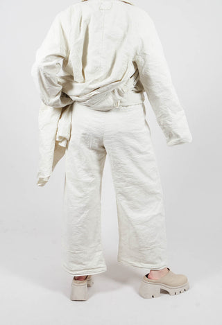 Extra Wide Leg Pants in Chalk