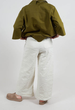 Extra Wide Leg Pants in Chalk