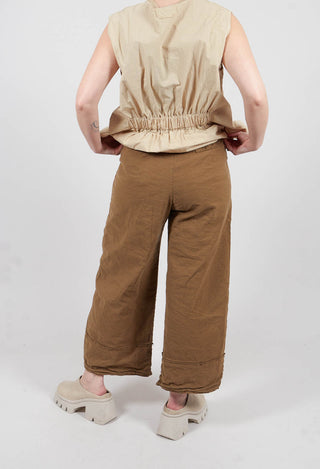 Extra Wide Leg Pants in Legno