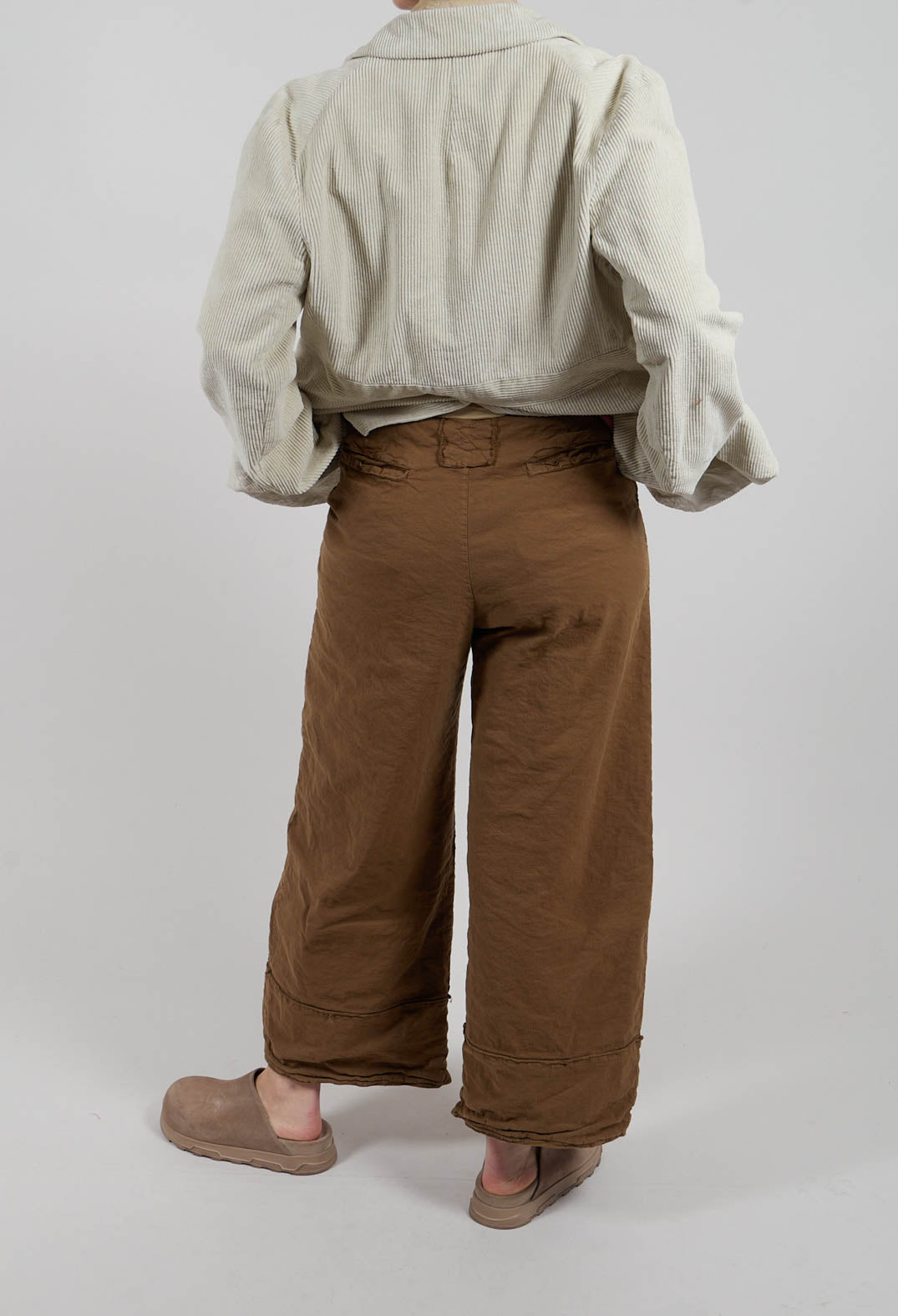 Extra Wide Leg Pants in Legno