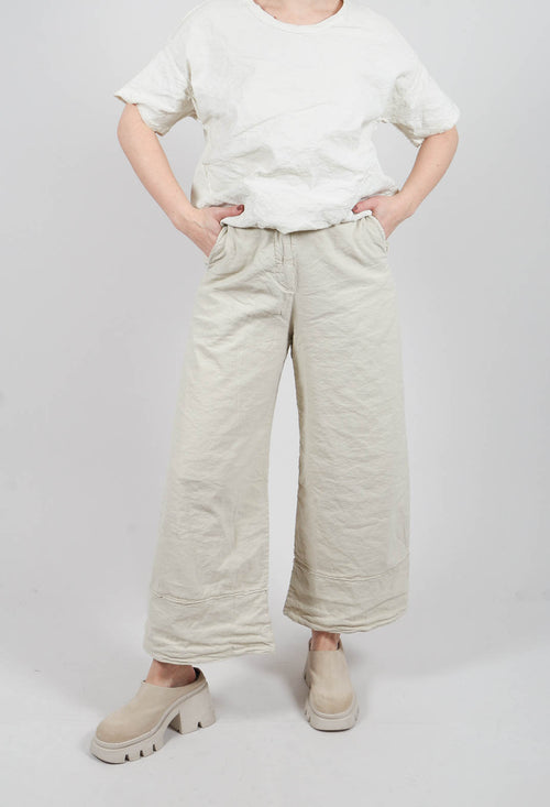 Extra Wide Leg Pants in Sand