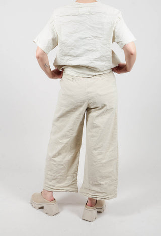 Extra Wide Leg Pants in Sand