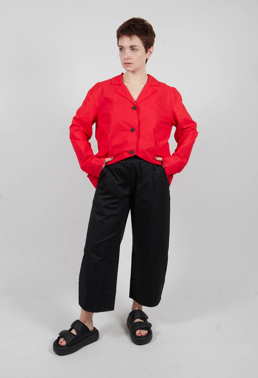 Chino Style Pants in Black