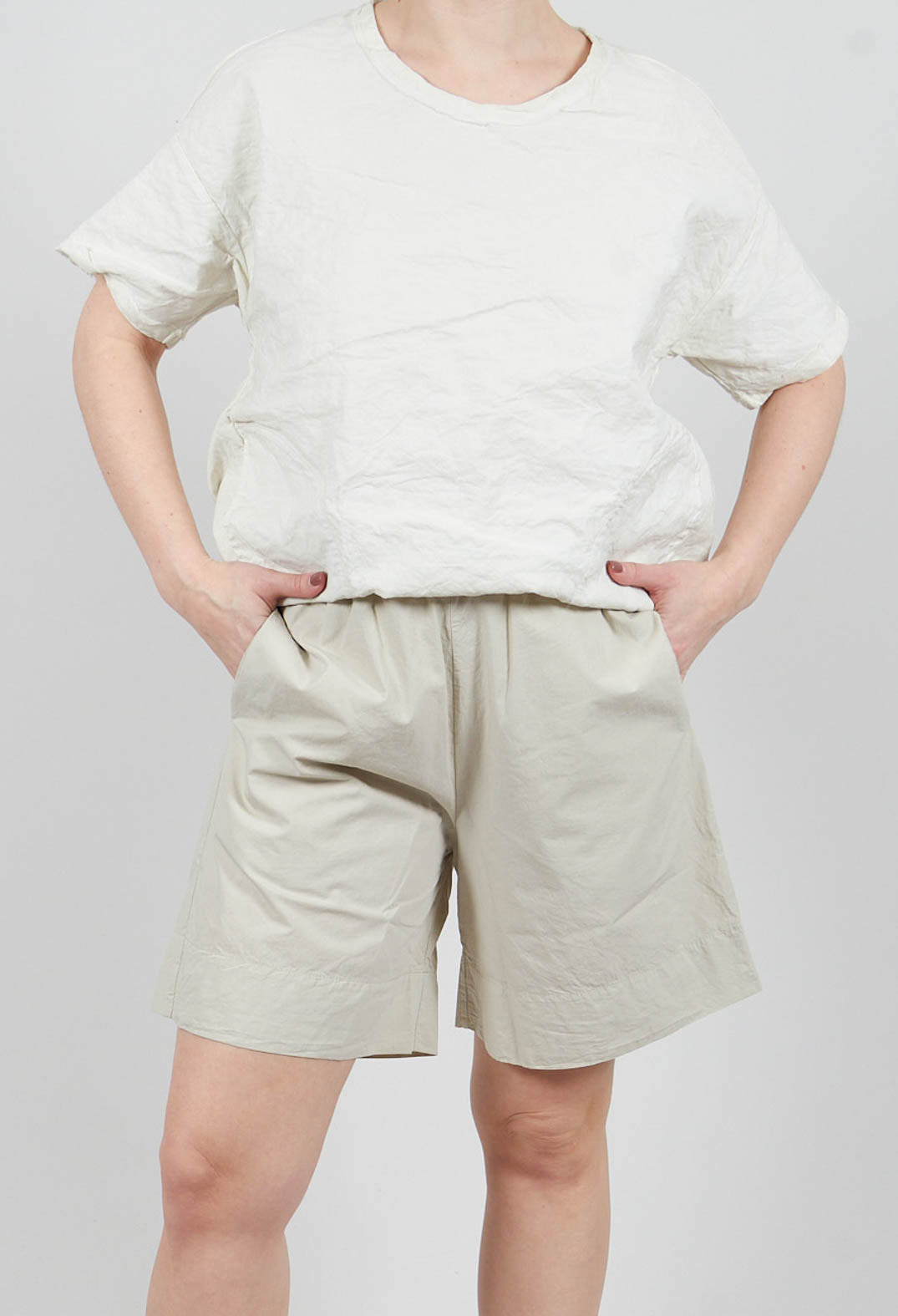 Chino Style Shorts in Sand