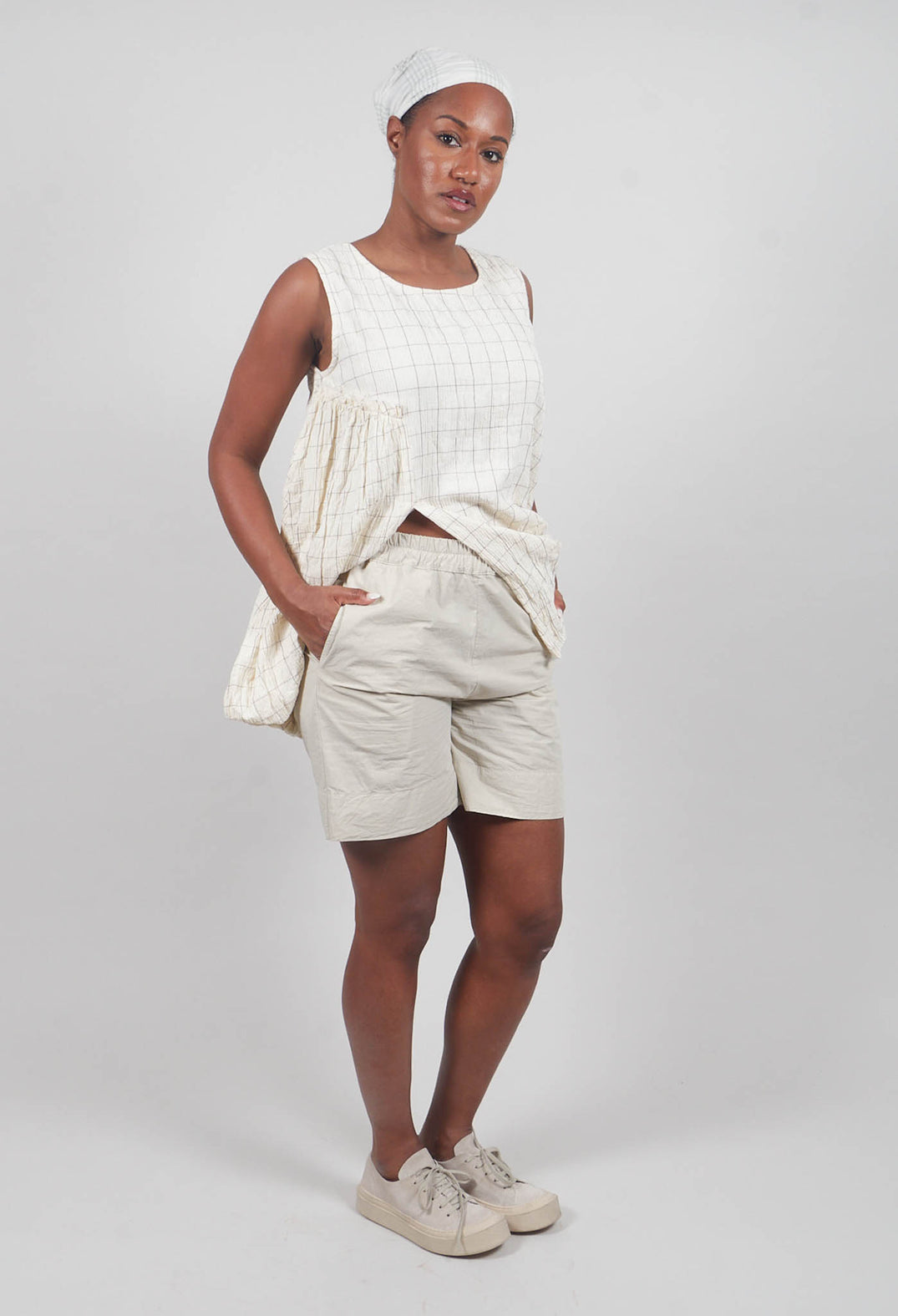 Chino Style Shorts in Sand