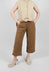 Cropped Trousers in Legno