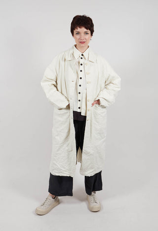 Long Coat in Chalk