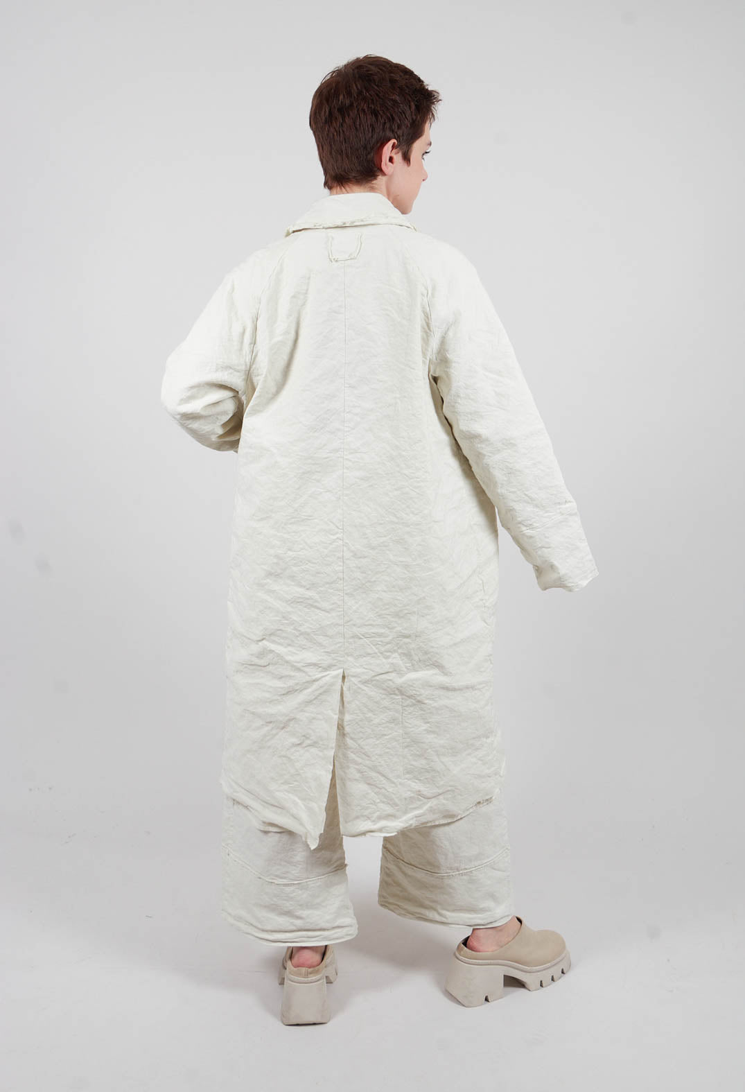 Long Coat in Chalk