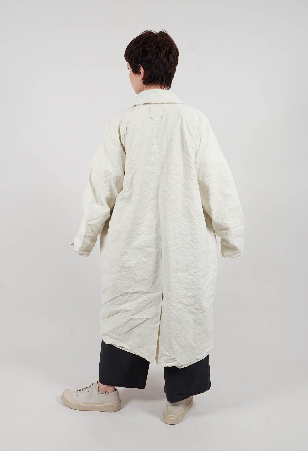 Long Coat in Chalk