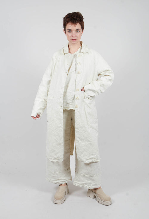 Long Coat in Chalk