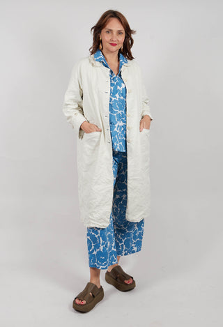 Long Coat in Chalk