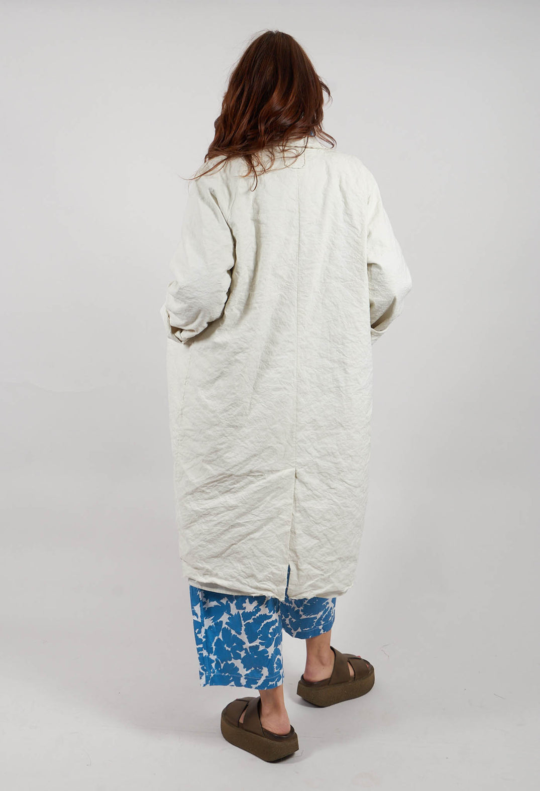 Long Coat in Chalk