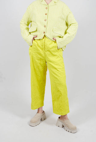 Paulette Trousers in Lime