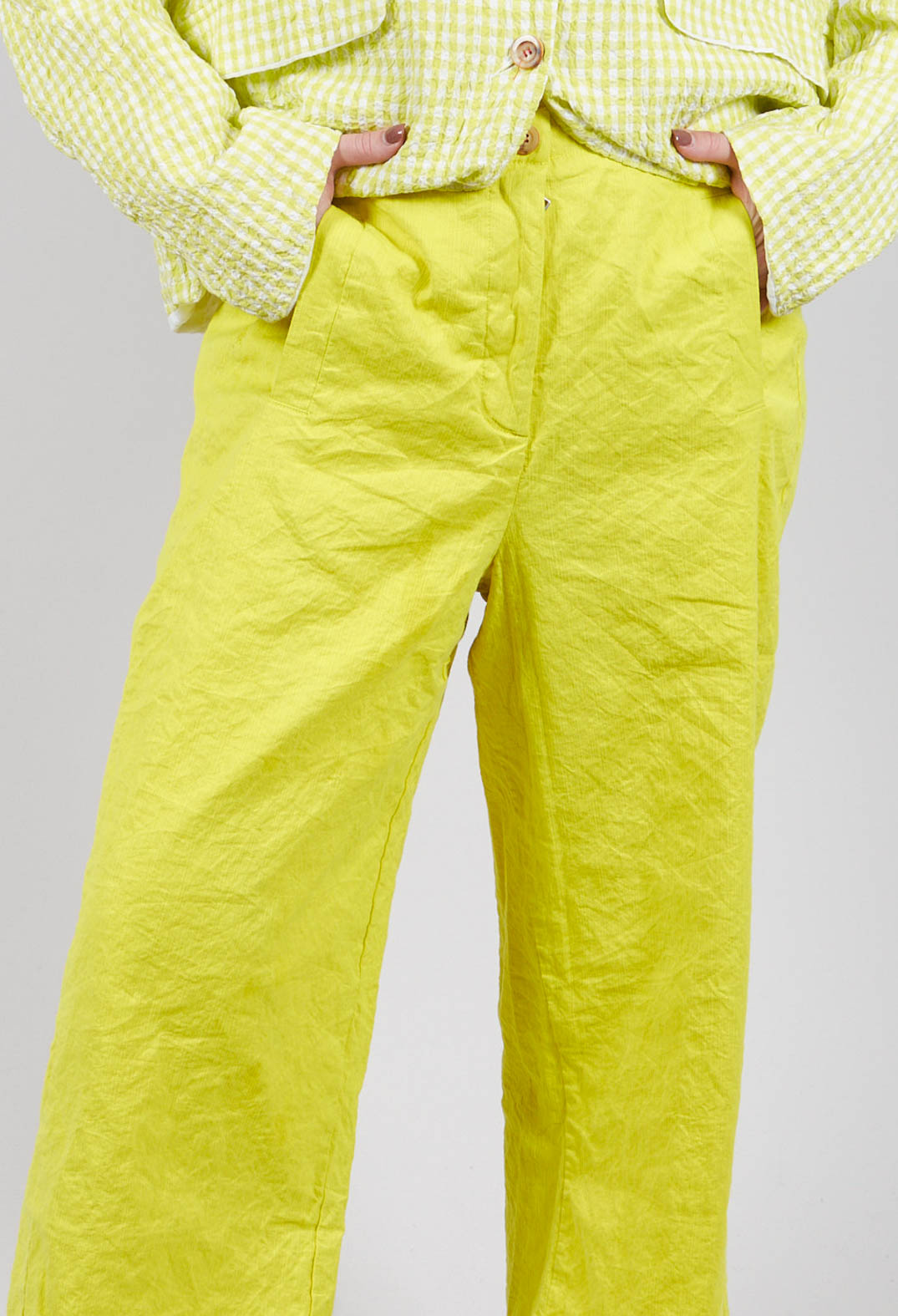 Paulette Trousers in Lime