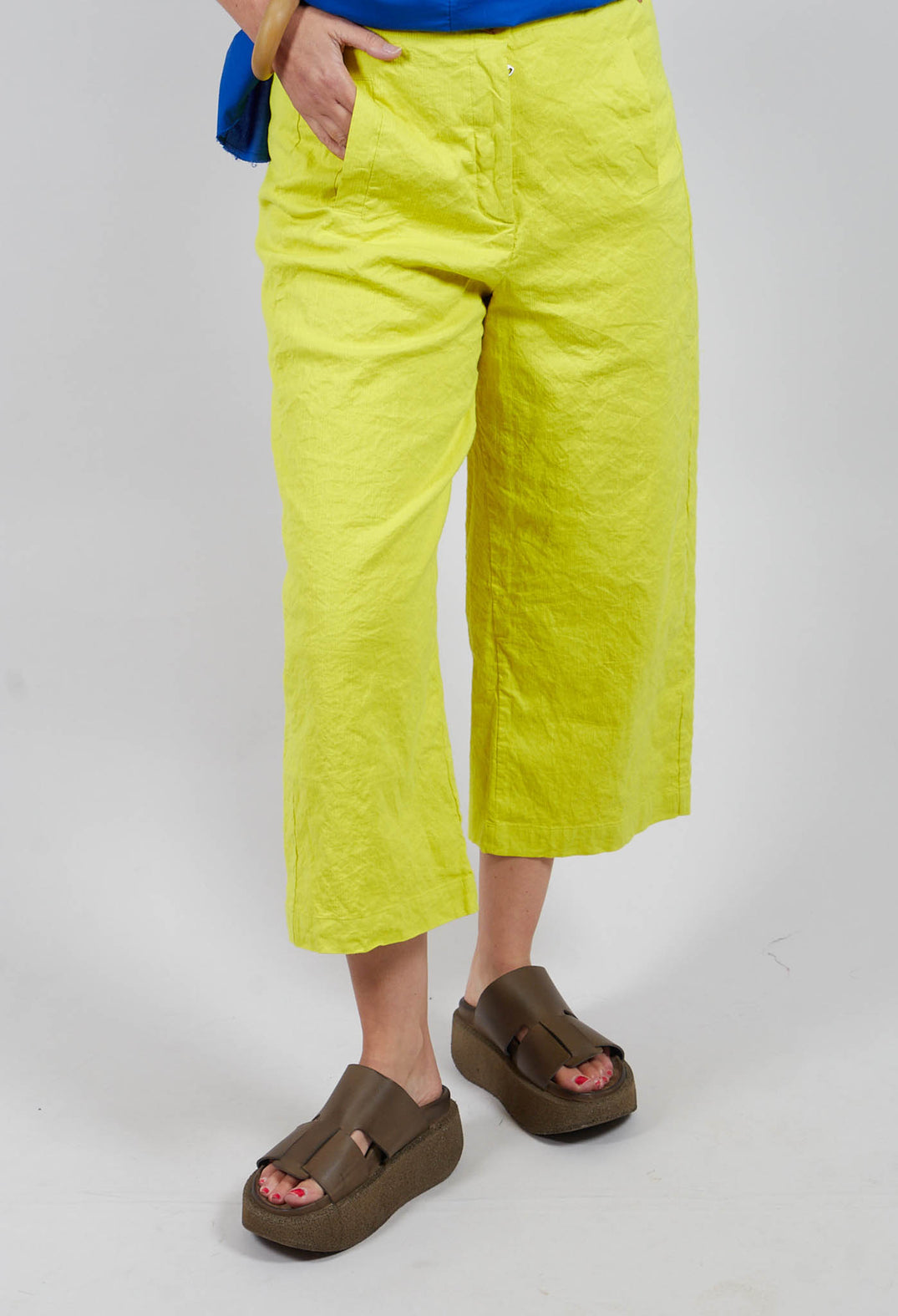 Paulette Trousers in Lime