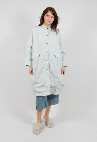 Corinne Coat in Pearl