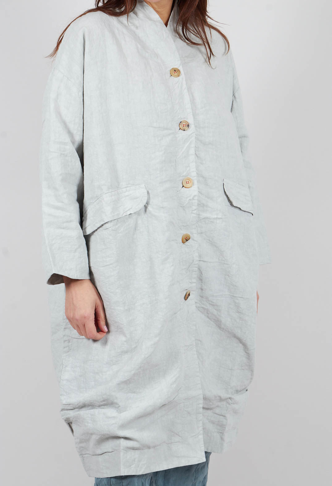 Corinne Coat in Pearl