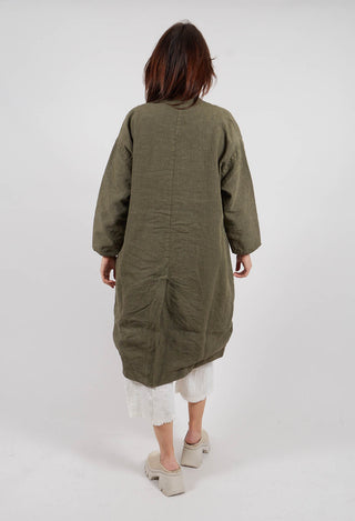 Corinne Coat in Military