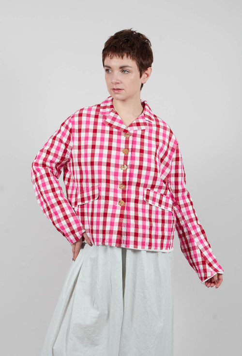 Juliana Jacket in Red and Pink