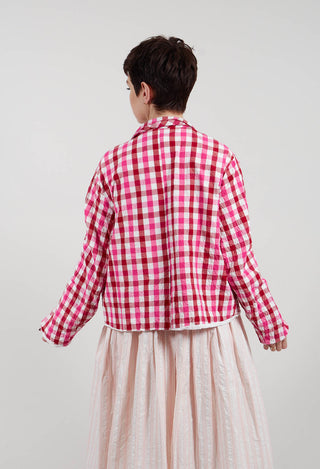 Juliana Jacket in Red and Pink