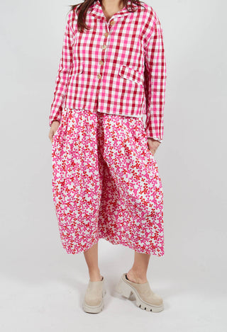 Paisley  in Red and Pink