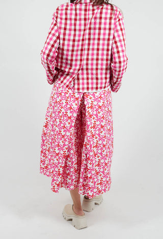 Paisley  in Red and Pink