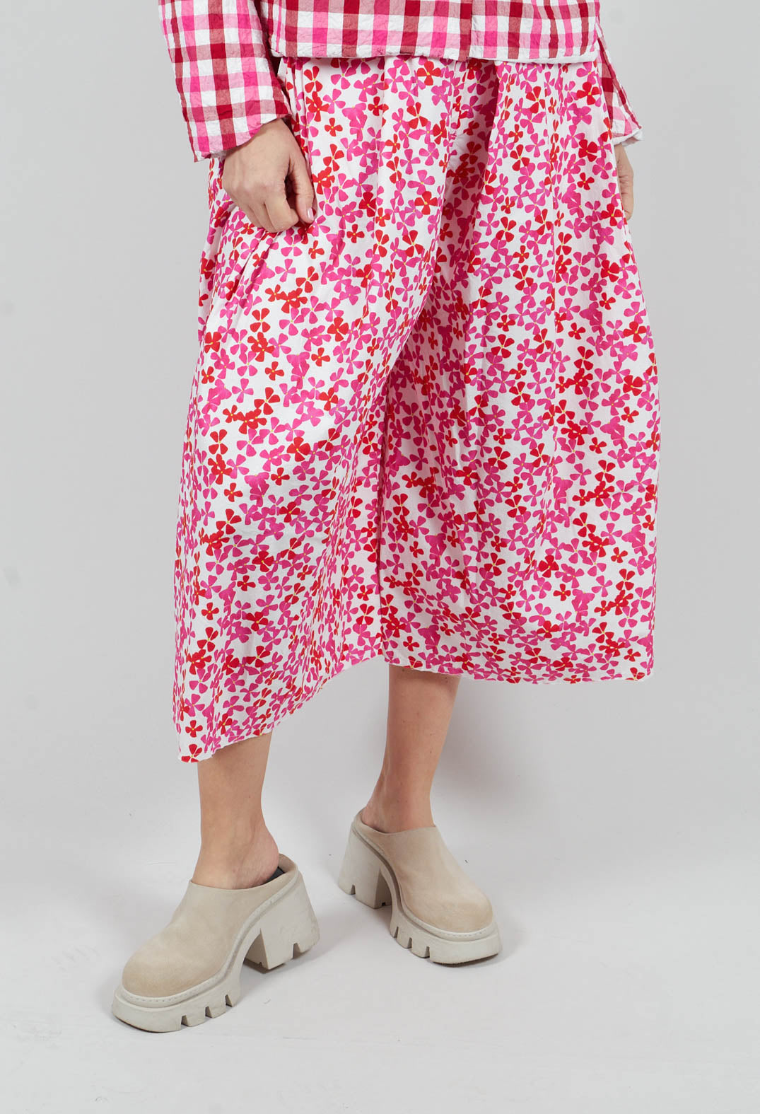 Paisley  in Red and Pink