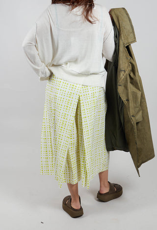 Paisley Trousers  in Lime Check