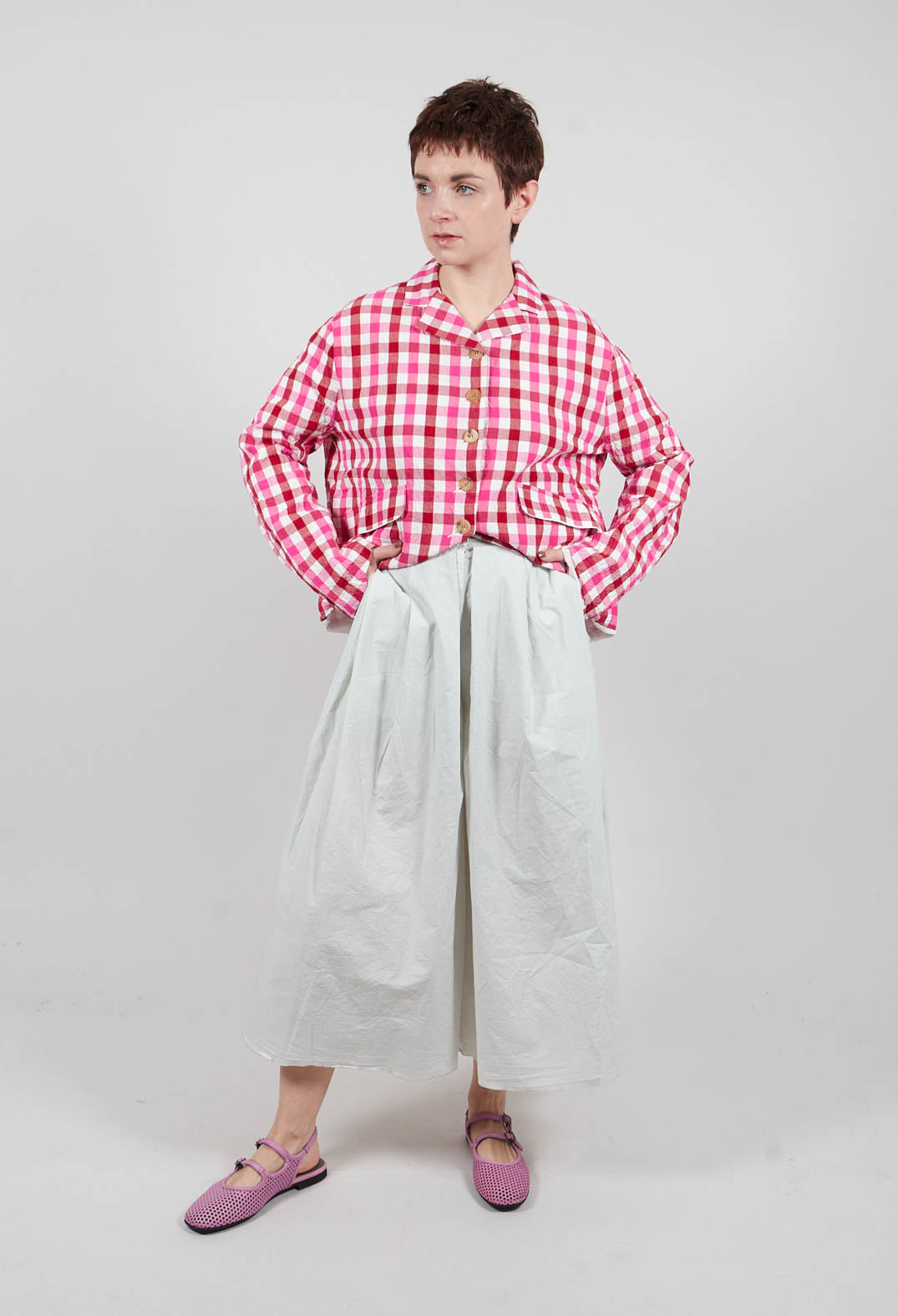 Paisley Skirt/Trousers in Pearl Old