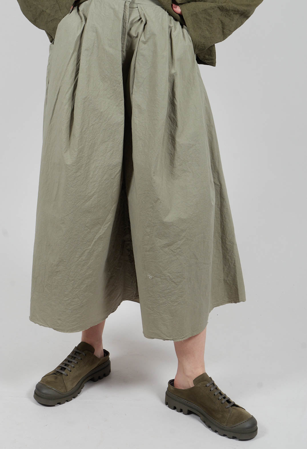 Paisley Skirt/Trousers in Khaki