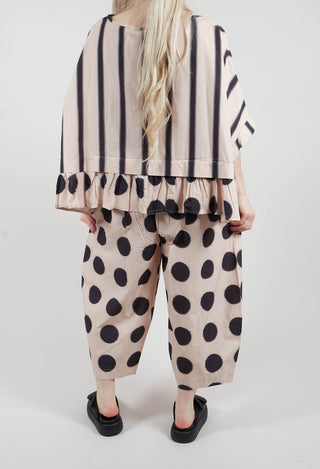 Ora Trouers in Stone Dot