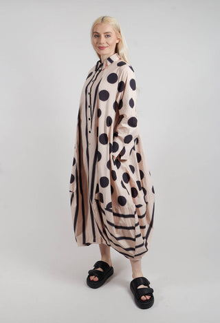 Vela Dress in Stone