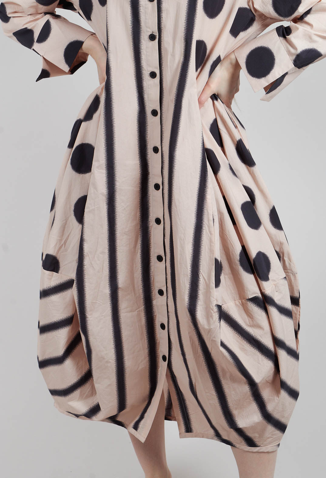 Vela Dress in Stone
