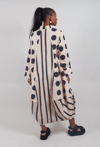 Vela Dress in Stone
