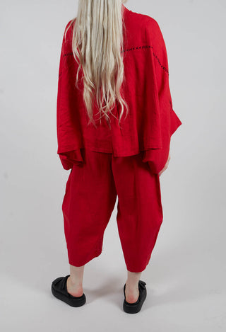 Ilani Trouers in Red