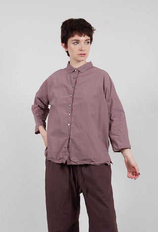 Short Collar Shirt TC in Mauve
