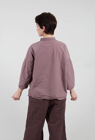 Short Collar Shirt TC in Mauve