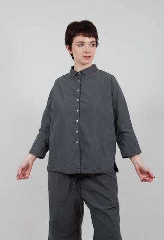 Short Collar Shirt TC in Thyme