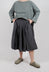 Pleated Short Skirt TC in Thyme
