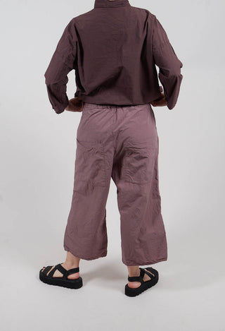 Wide & Short Trousers TC in Mauve