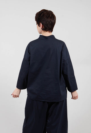 Short Collar Shirt TSL in Navy